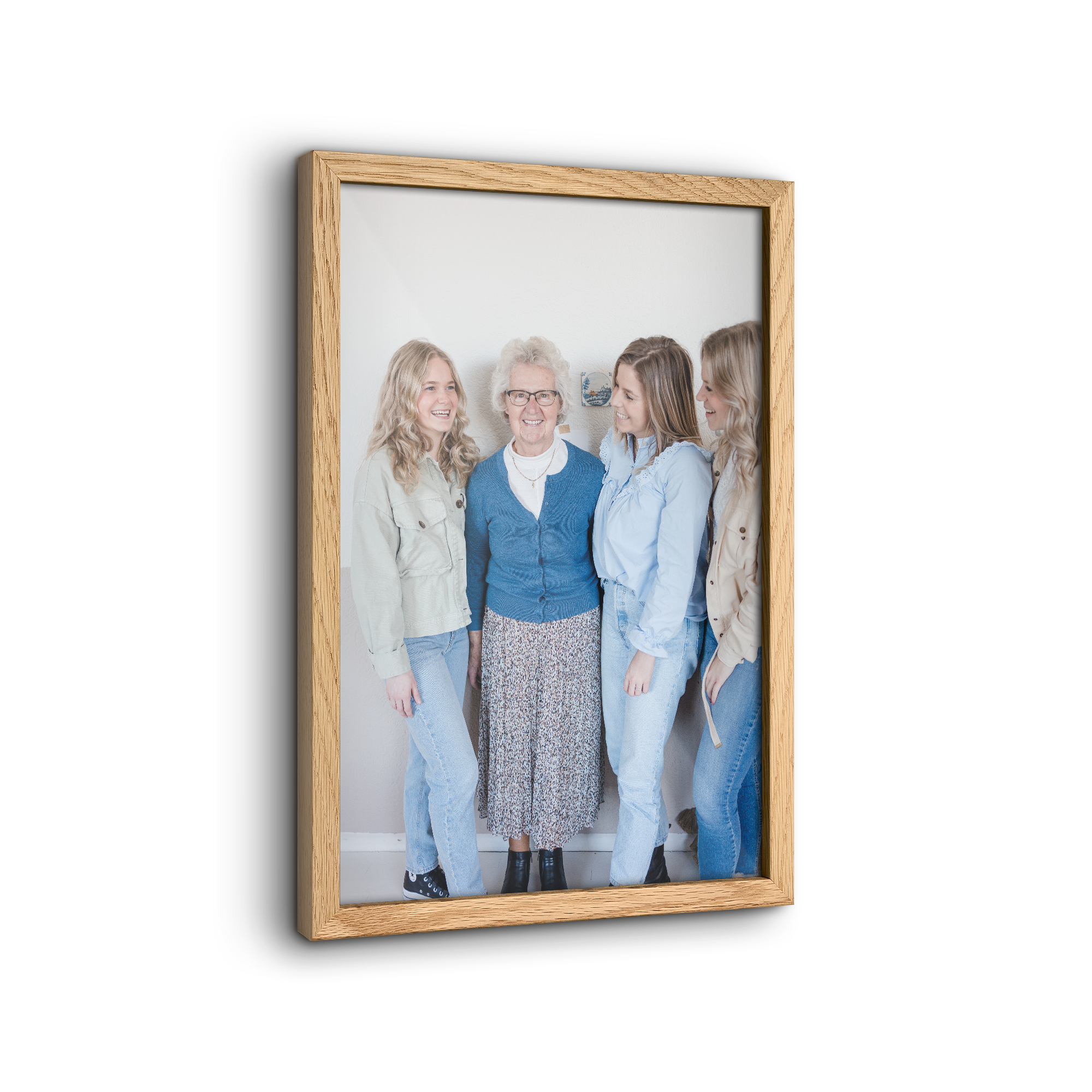 Personalized photo in wooden frame 20x30 