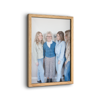 Personalised poster with frame