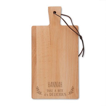 Wooden bread board - Beech wood - Rectangular - Portrait (S)