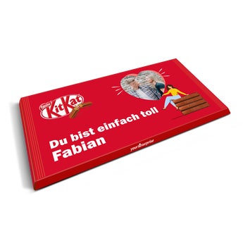 XXL KitKat Riegel mit Name & Foto