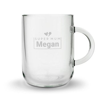 Glass mug - Mother's Day - Round