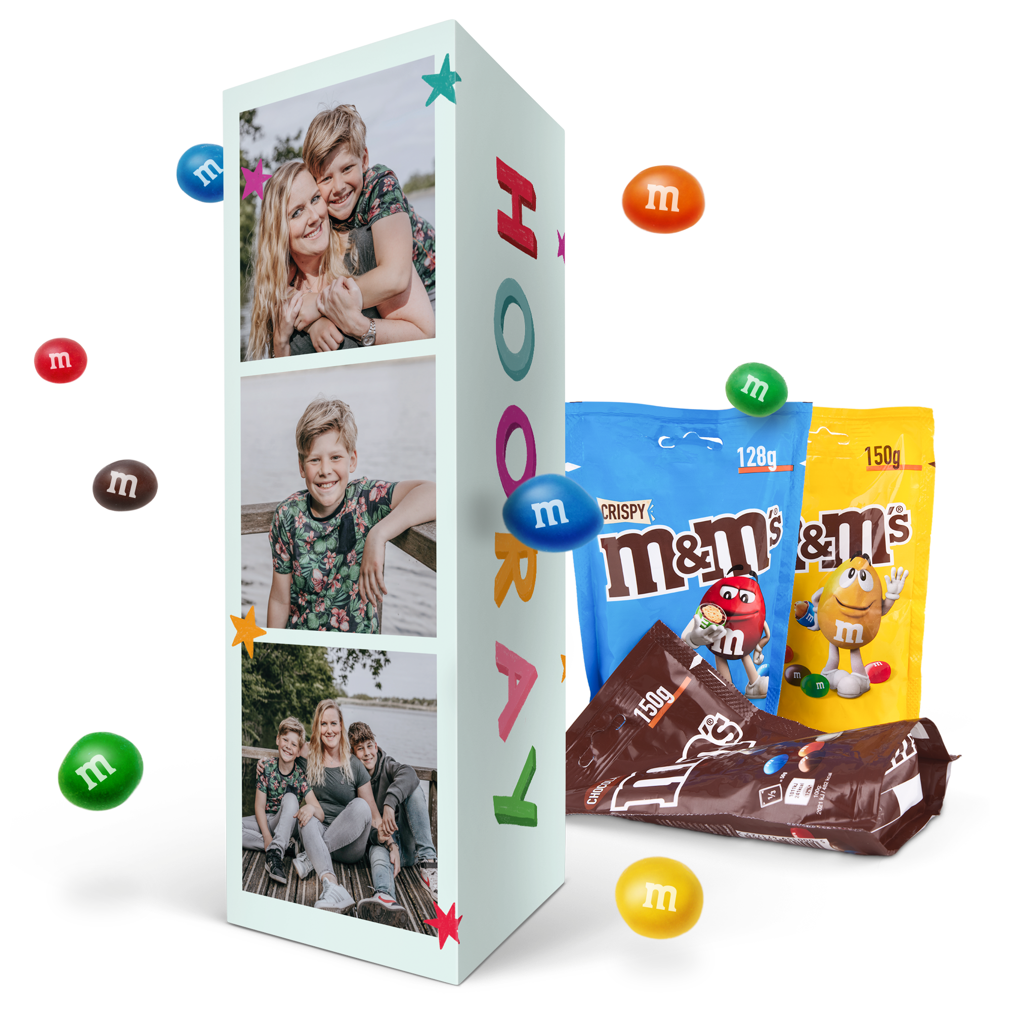 M&M's in gift box