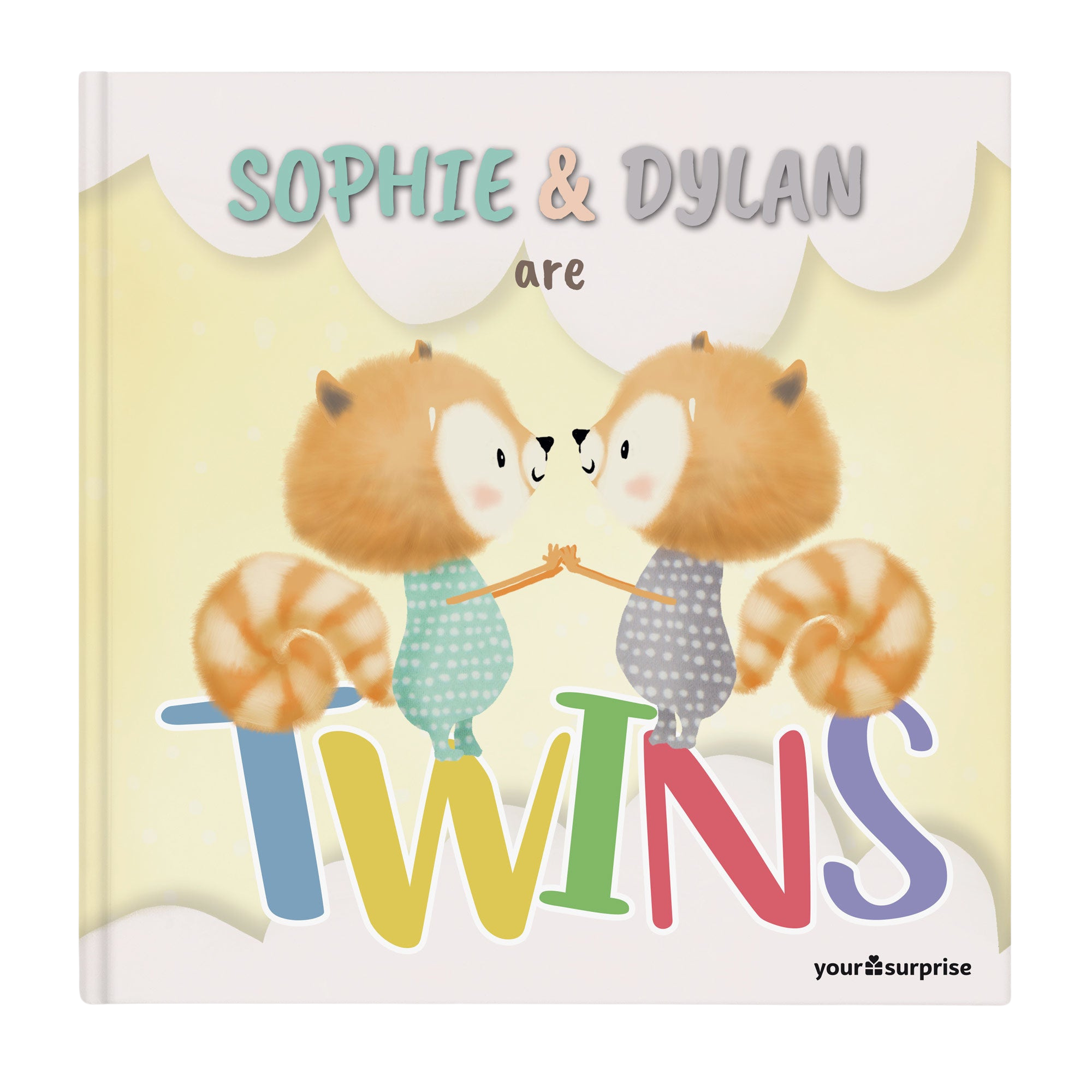Personalised book - for Twins or Triplets - Hardcover