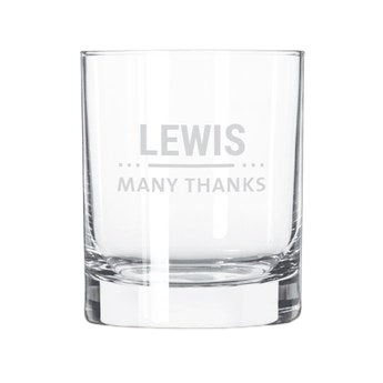 Personalised liqueur glass - Engraved
