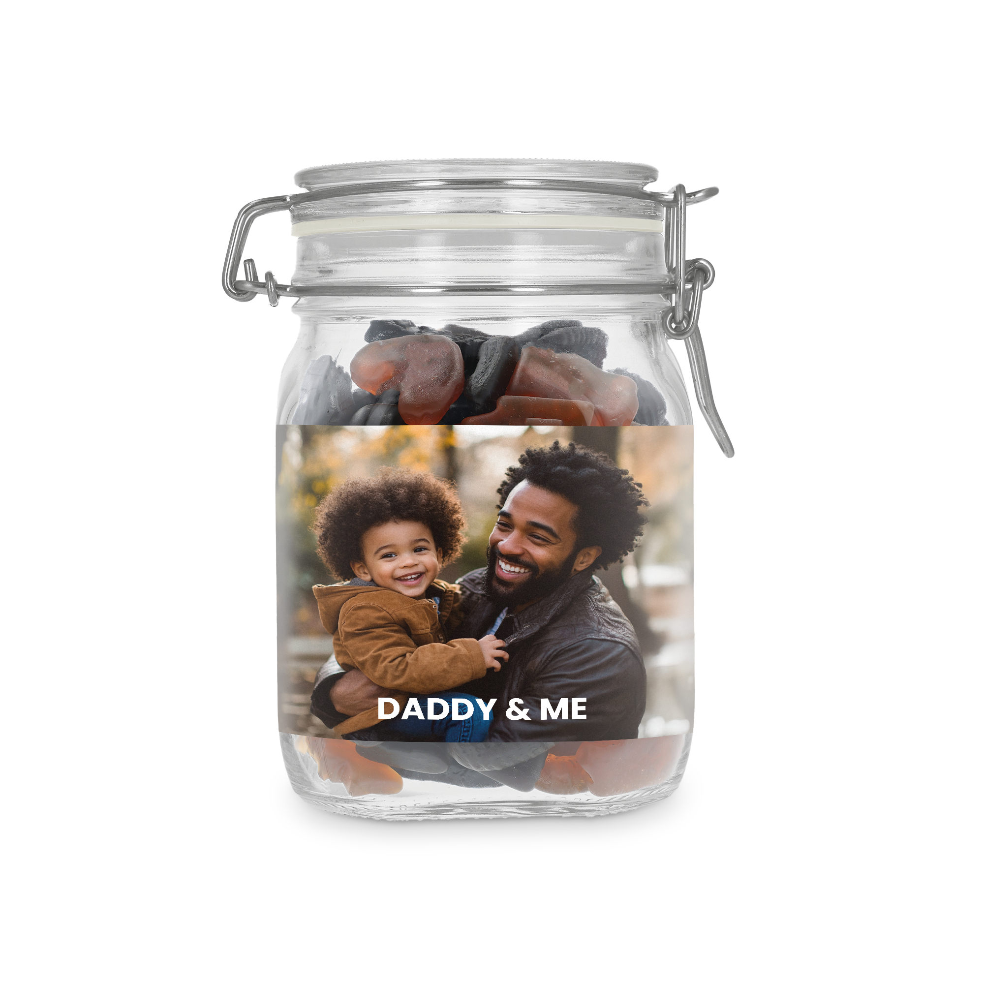 Personalised sweet jar - 1L - Liquorice mix