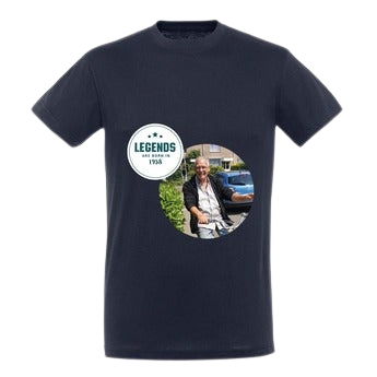 Personalised T-shirt men - Navy 