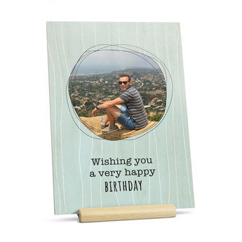 Wooden card - Vertical