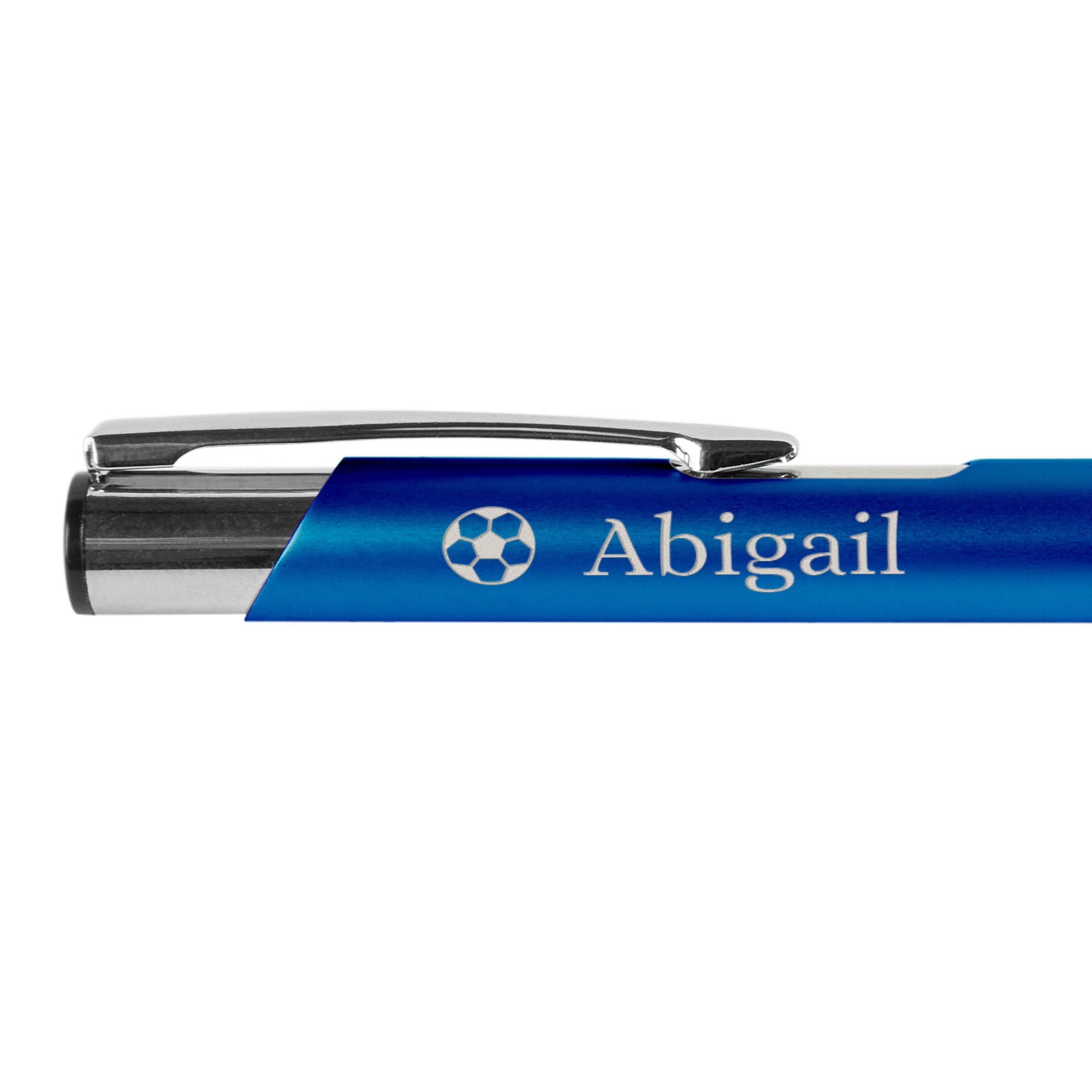 Personalised pen - Viva - Tess - Ballpoint - Engraved - Blue - Left-handed