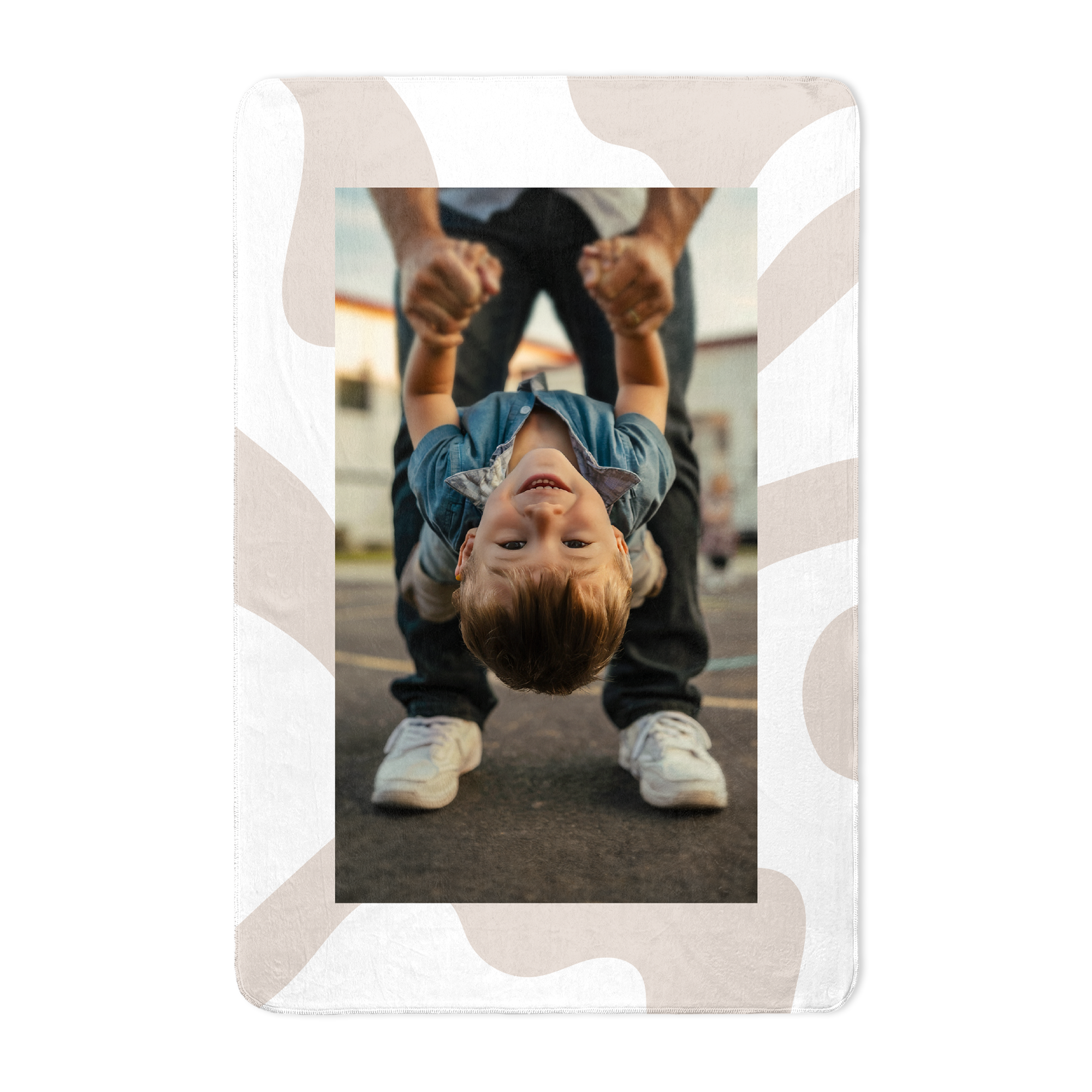 Manta de lã personalizada com foto - 100x150