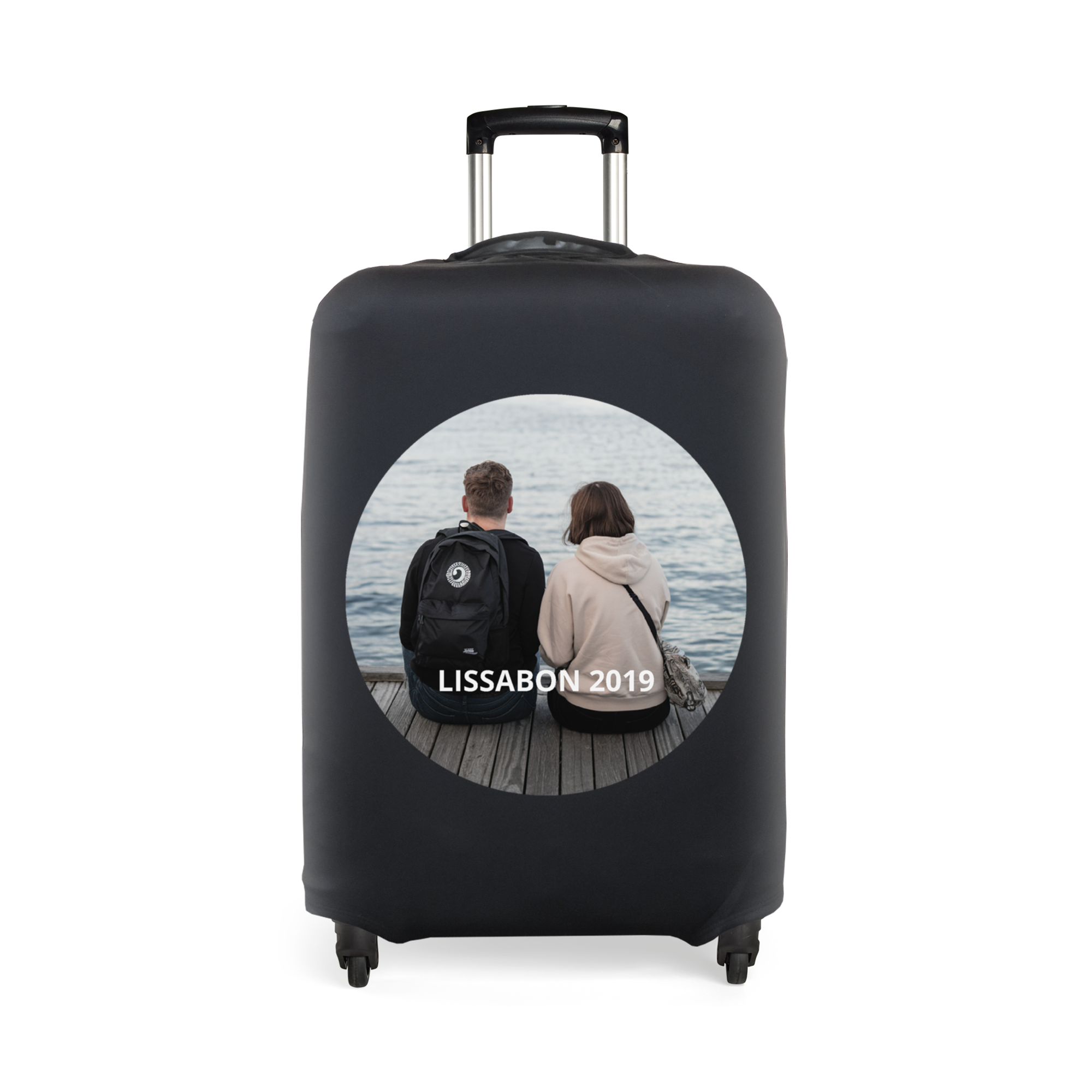 Personalised suitcase cover - 68 x 42 x 26 cm