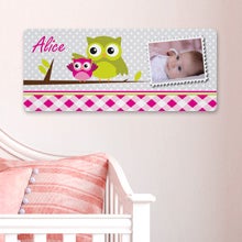 Baby name plaque - Girl