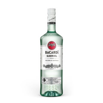 Bacardi Carta Blanca 1L rum - Nyomtatott címkével