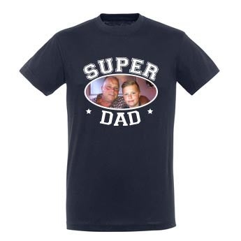 Personalised t-shirt - Father's Day - Navy - S