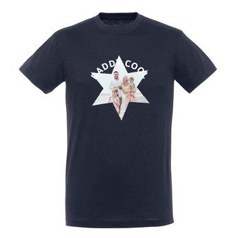Personalised T-shirt – Men - Navy - XXL