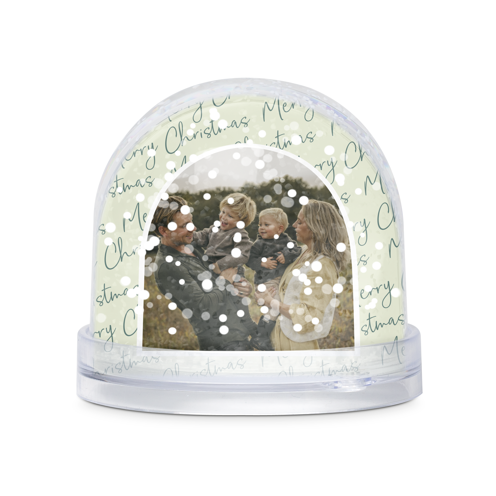 Personalised snow globe - Snow