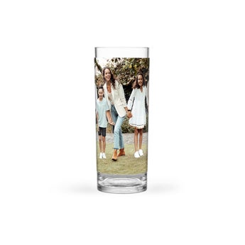 Longdrinkglas med tryk - Plast
