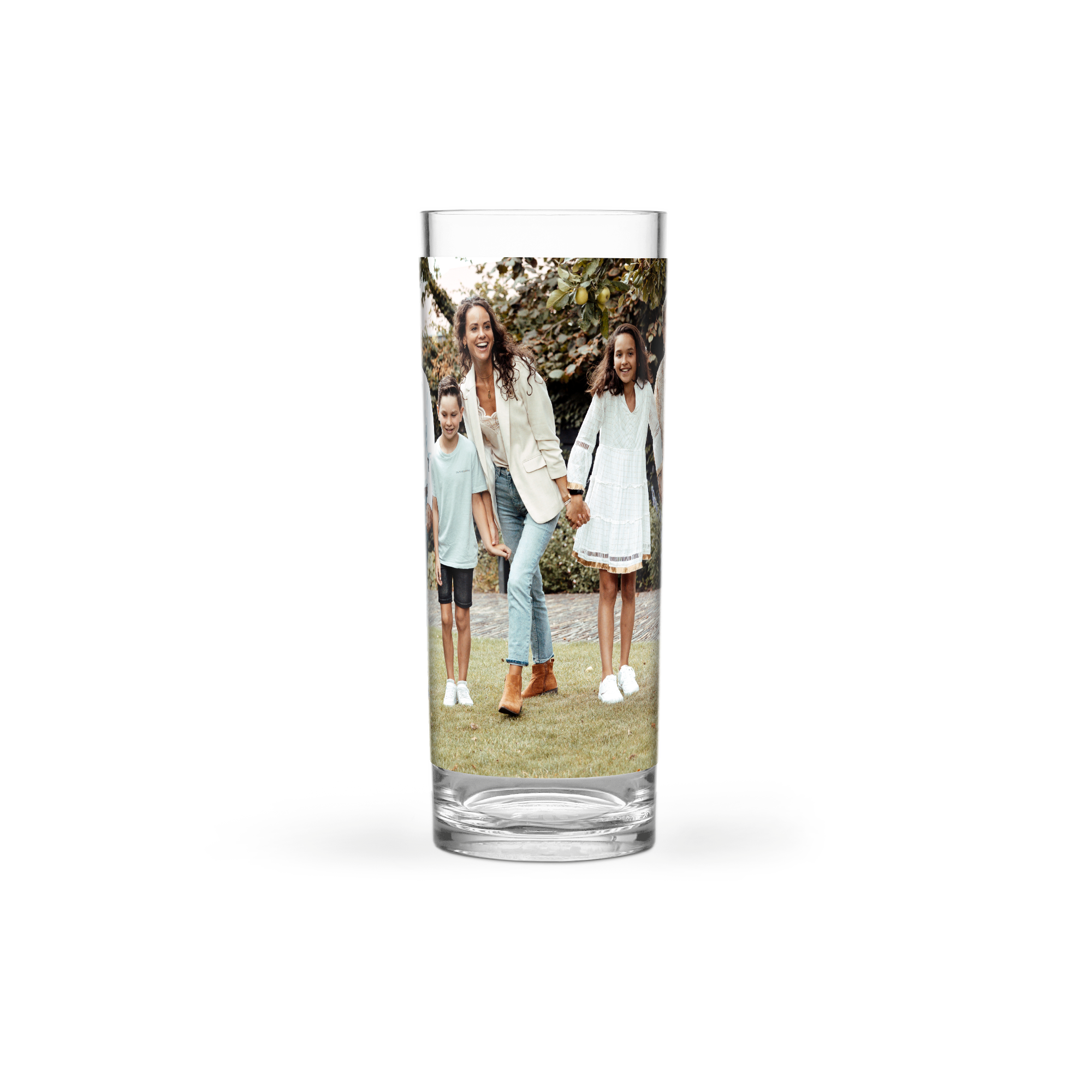 Personalizowana plastikowa wysoka szklanka do drinków ze zdjęciem 