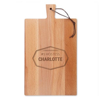 Wooden bread board - Beech wood - Rectangular - Portrait (L)