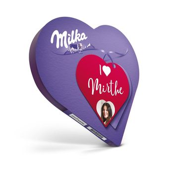 Personalised Milka heart