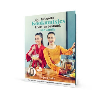 Kookmutsjes boek met persoonlijke stofomslag