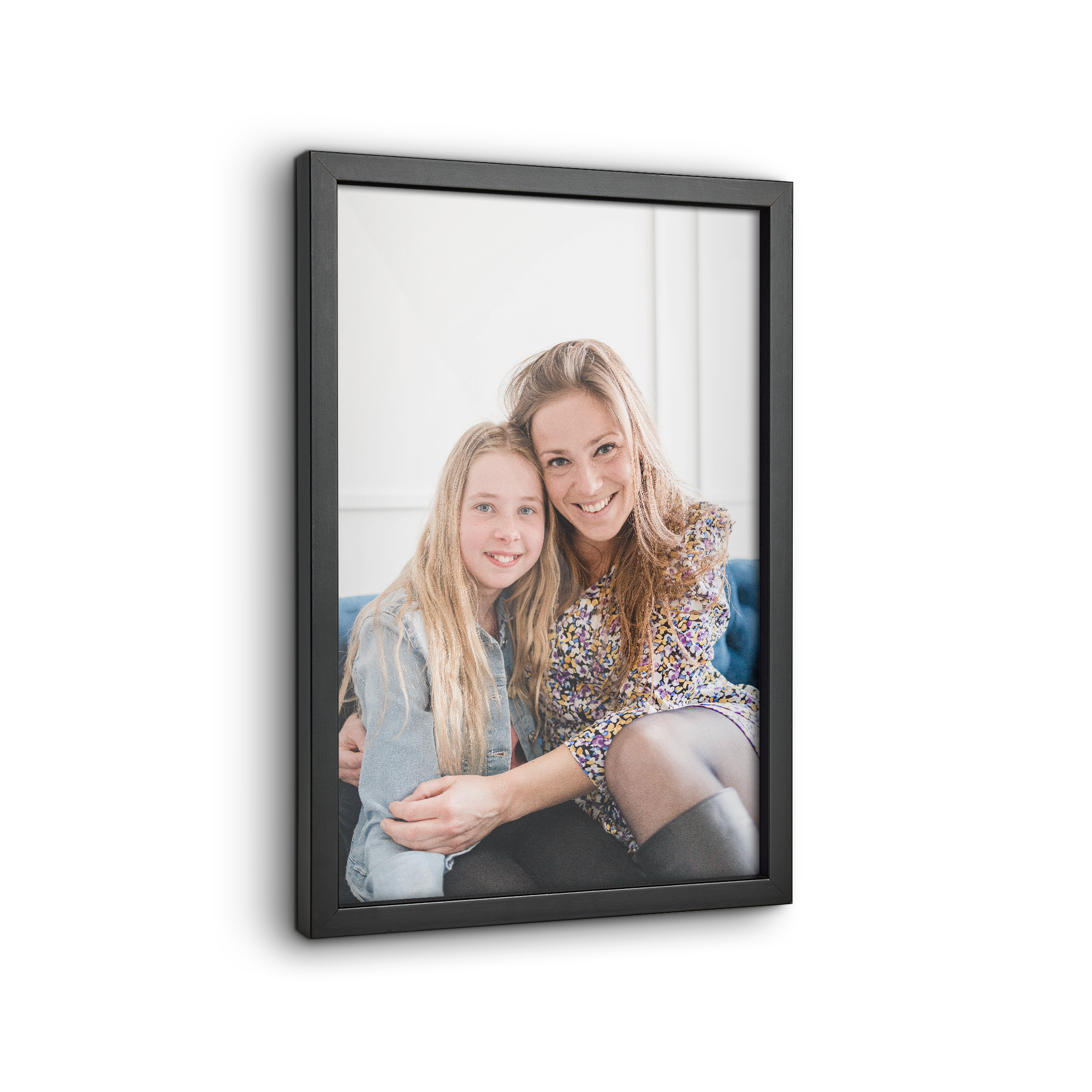 Personalised photo in black frame 20x30  