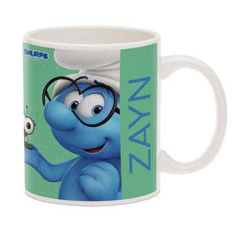 Smurfen mok met foto