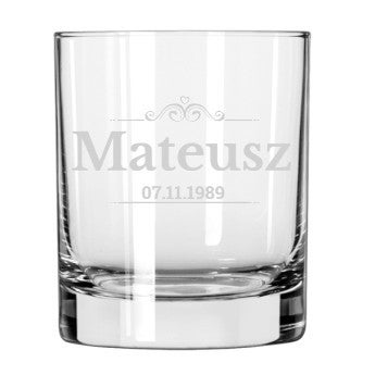 Personalizowana szklanka na likier
