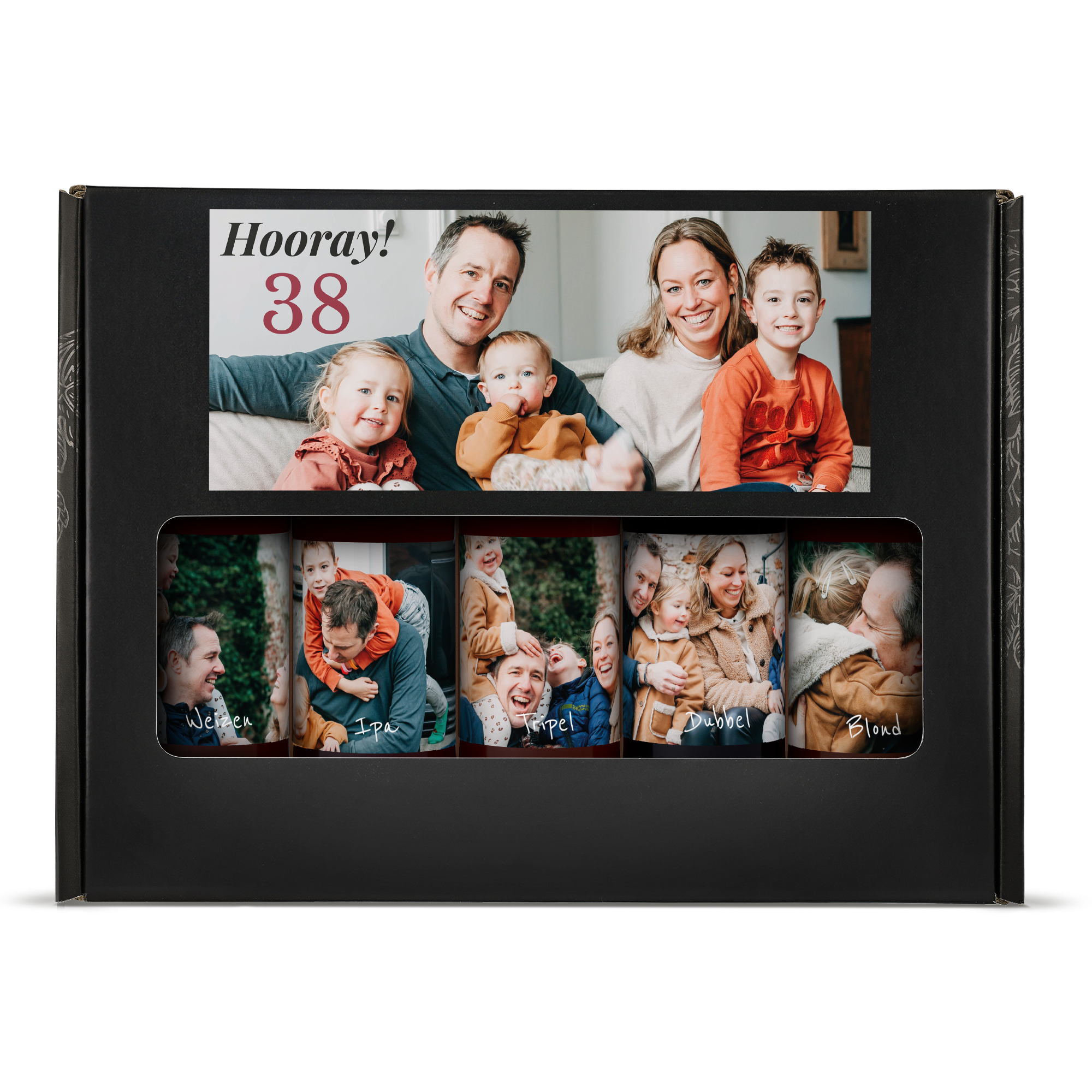 Coffret bières étiquettes personnalisées