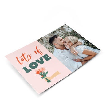 Cartolina con foto - Amore