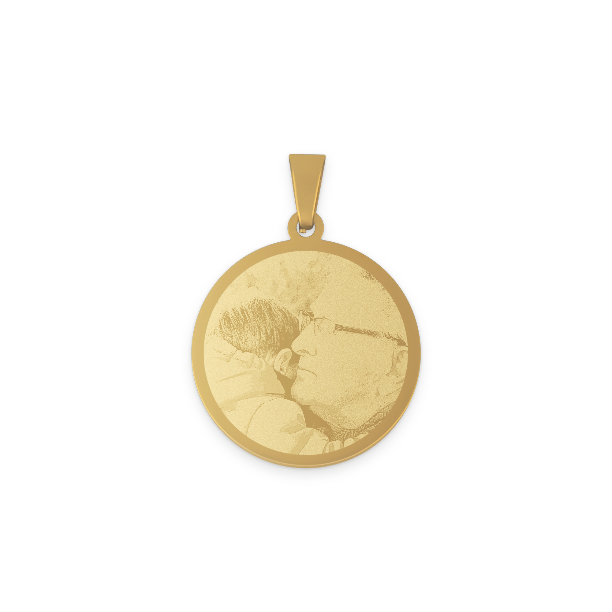 Pendant Round Gold-plated