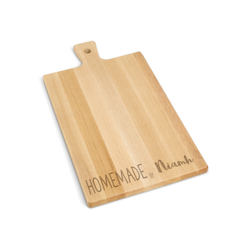 Drevený servírovací tanier - bukové drevo - obdĺžnikový - portrét (M)