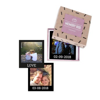 Printed photos in gift box - Retro