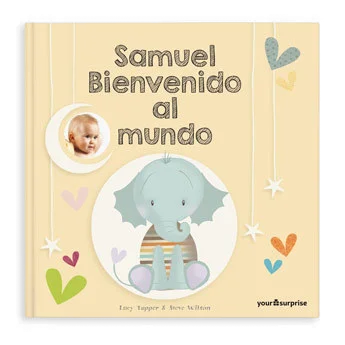 Libro personalizado "Bienvenido al mundo"