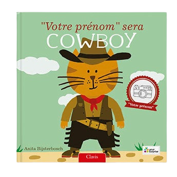 Livre personnalisé - Je serai cowboy