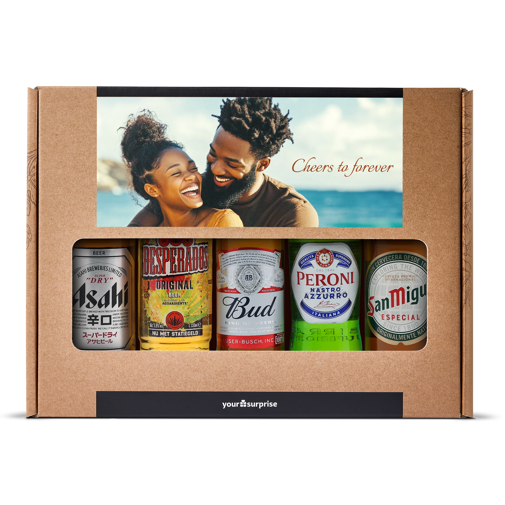 Bierpaket personalisieren - Internationale Biere