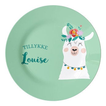 Konfirmation tallerken