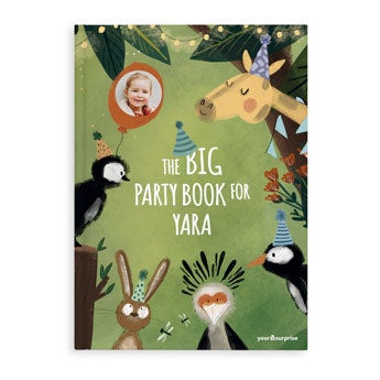 Personalised book - The Big Party Book - Hardcover