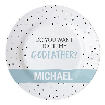 Sarai il mio padrino - piatto
