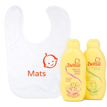 Babypflege Set + Lätzchen mit Namen