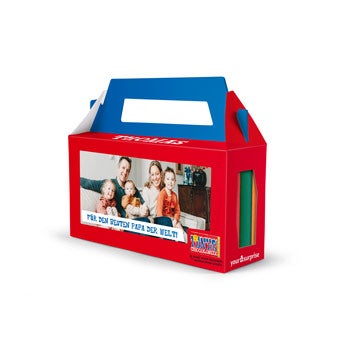 Personalisierte Geschenkbox mit 3 Tony's Chocolony Tafeln