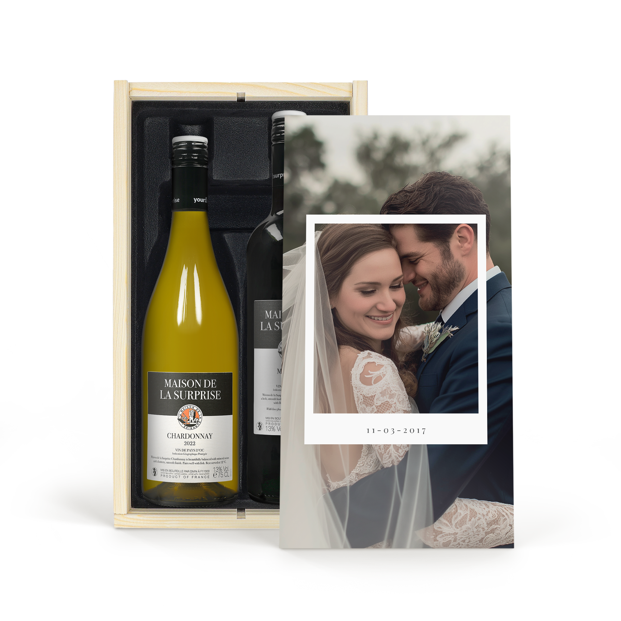 Personalised Wine - Maison de la Surprise Chardonnay & Merlot