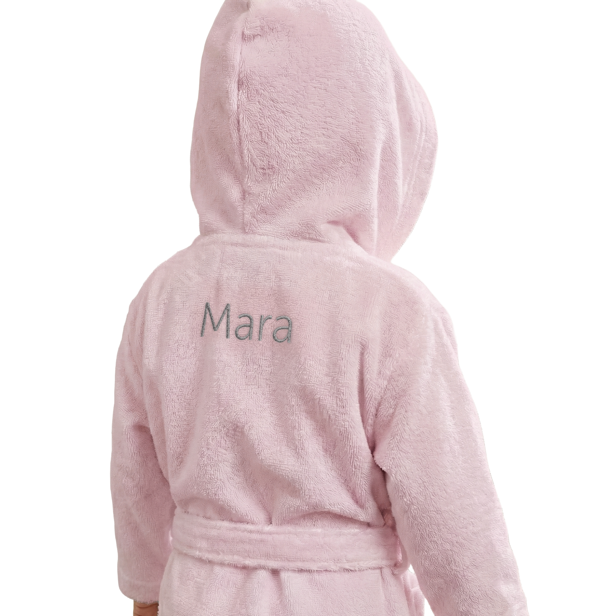 Personalised kids bathrobe - Pink - 8-10 yrs