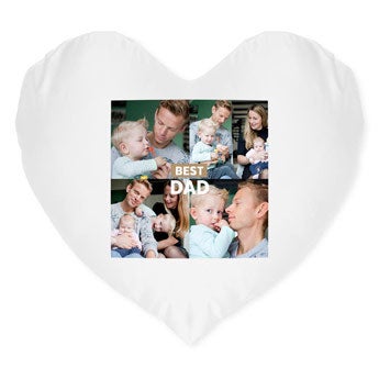 Father's Day cushion- Heart-shaped