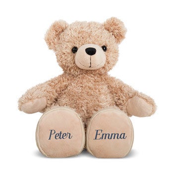Oso de peluche con nombre - Bodas