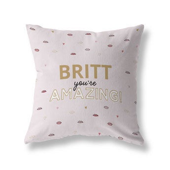 Fully printed pillow - Cotton 40x40 (unstuffed)