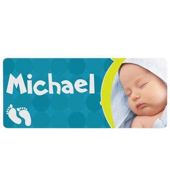 Personalised decorative name sign - Nursery - Boy