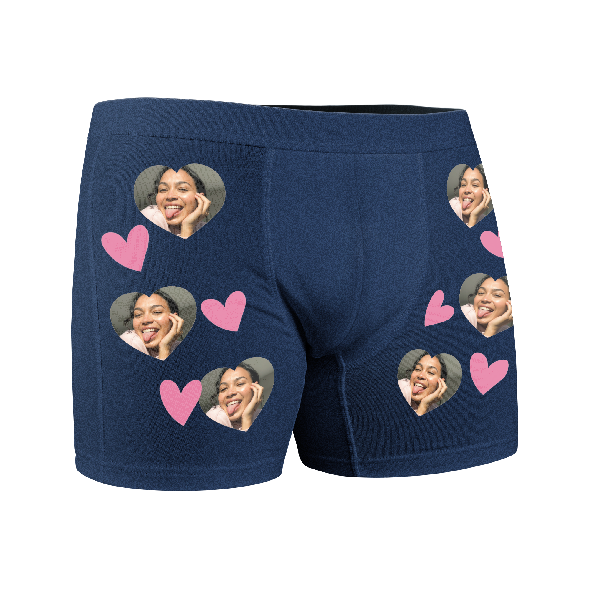 Personalised boxer shorts - M - Blue