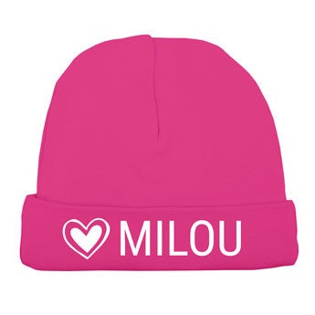 Babymutsje - Fuchsia