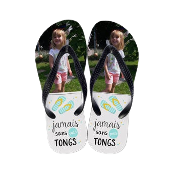 Bedruckte Flip-Flops - Größe 43-45