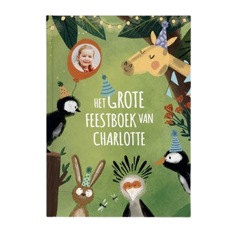 Boek met naam - Het grote feestboek - Softcover